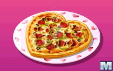 Koche mit Sara: San Valetin Pizza