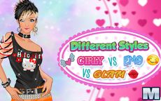Different Styles: Girly vs Emo vs Glam