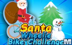 Santa Wheelie Bike Challenge